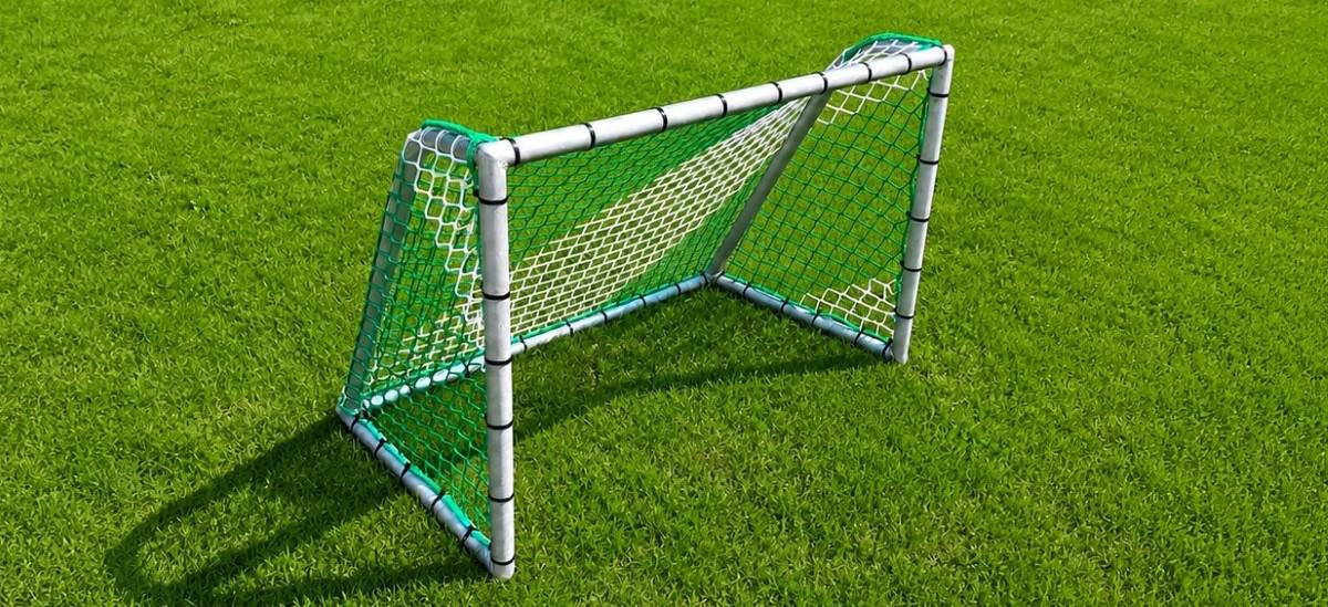 Custom-made soccer goal net