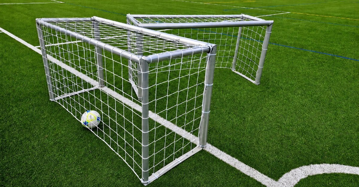 Custom-made soccer goal net