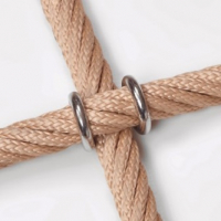 Hercules Climbing Nets with Stainless Steel Clamps