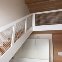 Stair-Rail Safety Nets