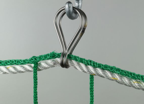 Safety Net Installation with Thimble Hooks
