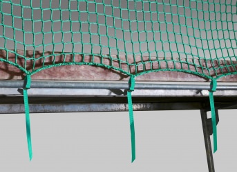 Guardrail Net 2.00 x 5.00 m with Quick-Release Straps